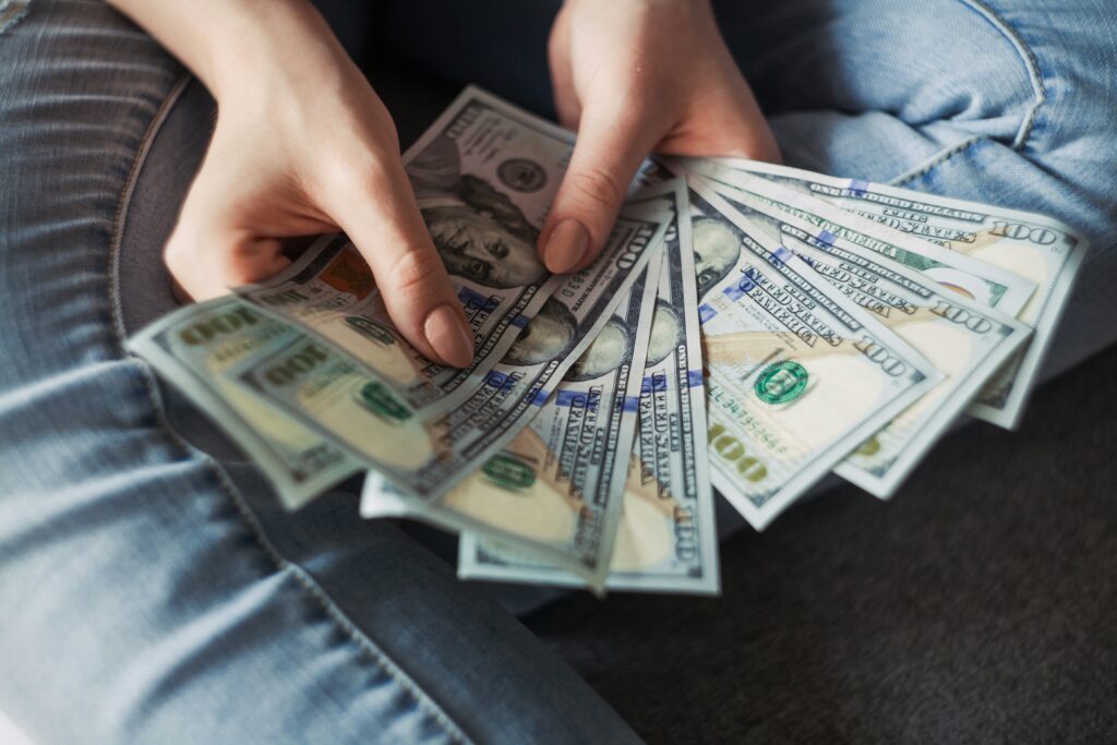 Investing money cash